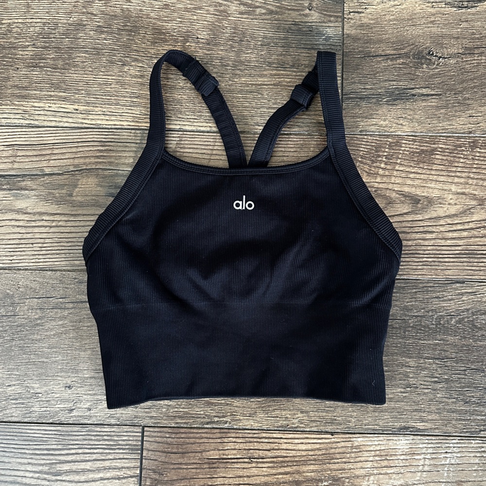 ALO Yoga Seamless Ribbed Favorite Bra Tank